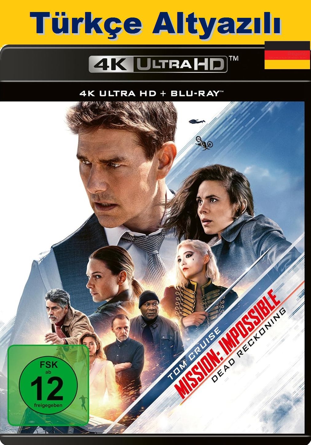 Mission Impossible – Dead Reckoning Part One -  Mission Impossible: Ölümcül Hesaplaşma Birinci Bölüm 4K Ultra HD+Blu-Ray 2 Disk Karton Kılıflı