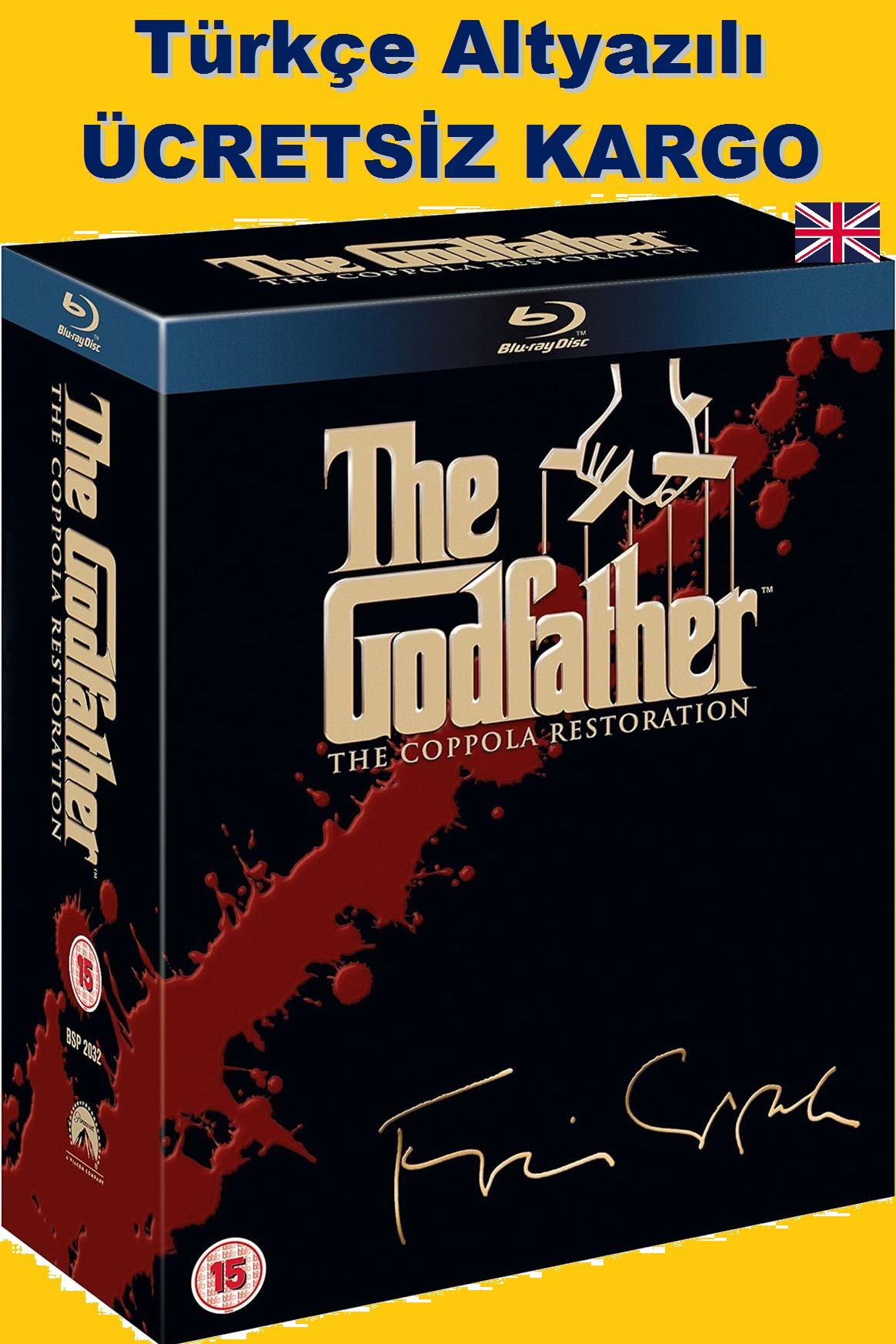 The Godfather Coppola Restoration - Baba Boxset Blu-Ray 4 Disk