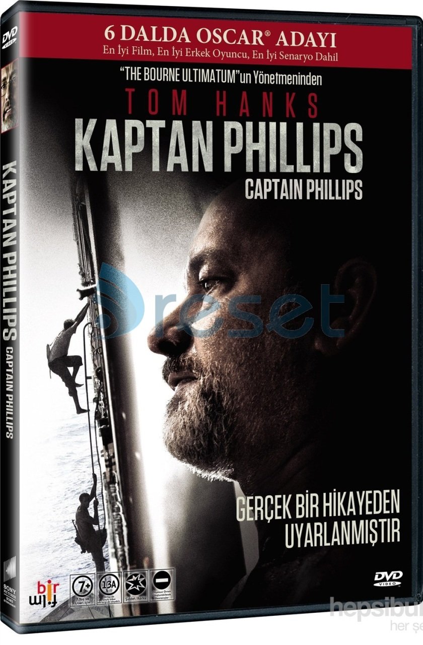 Captain Phillips - Kaptan Phillips DVD