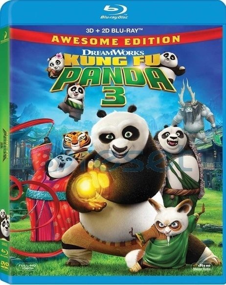 Kung Fu Panda 3 3D+2D Blu-Ray Combo 2 Disk