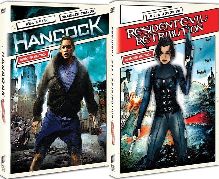 Hancock + Resident Evil Retribution DVD HEROES EDİTION