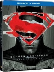 Batman V Superman Adaletin Şafaği Steelbook 3D+2D Blu-Ray 2 Disk