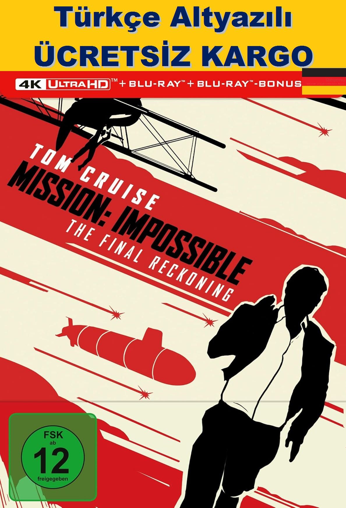 Mission Impossible Final Reckoning – Son Hesaplaşma 4K Ultra HD+Blu-Ray+Bonus 3 Diskli Steelbook 2