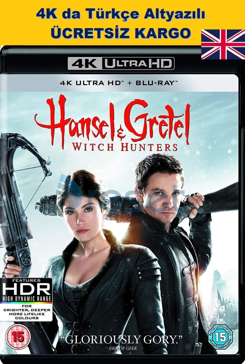 Hansel ve Gretel Witch Hunters - Cadı Avcıları 4K Ultra HD+Blu-Ray 2 Disk