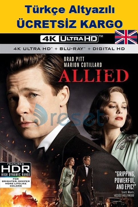Allied - Müttefik 4K Ultra HD+Blu-Ray 2 Disk