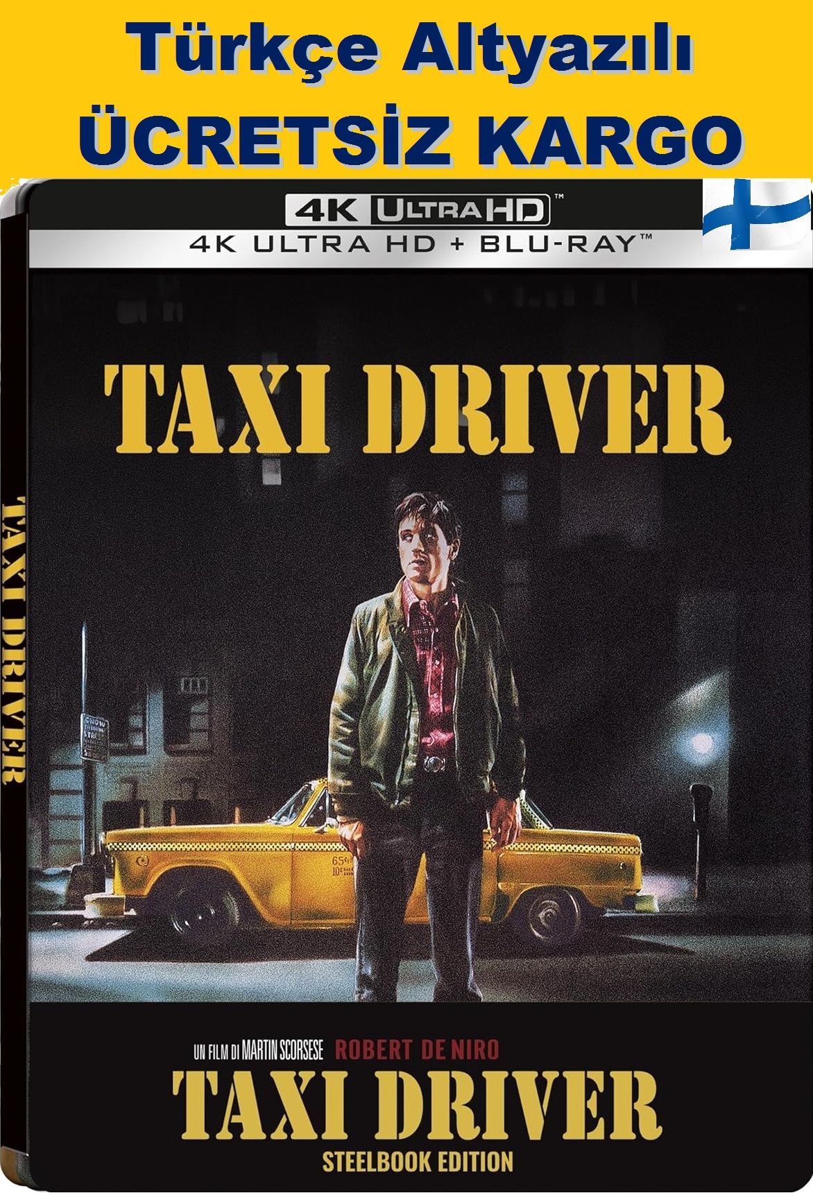 Taxi Driver - Taksi Şöförü 4K Ultra HD 2 Disk Steelbook