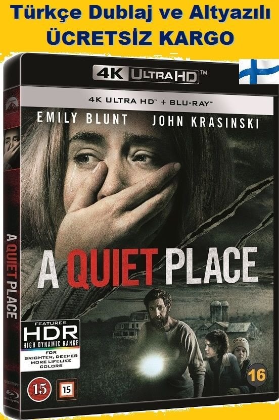 A Quiet Place - Sessiz Bir Yer 4K Ultra HD+Blu-Ray 2 Disk