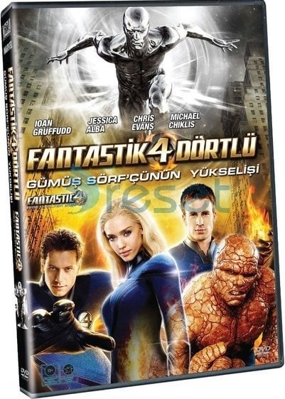 Fantastic Four Rise Of The Silver Surfer - Fantastik Dörtlü Gümüş Sörfçünün Yükselişi DVD