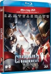 Captain America: Civil War 3D+2D Blu-Ray Combo 2 Disk