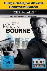 Jason Bourne 4K Ultra HD + Blu-Ray 2 Disk Karton Kılıflı