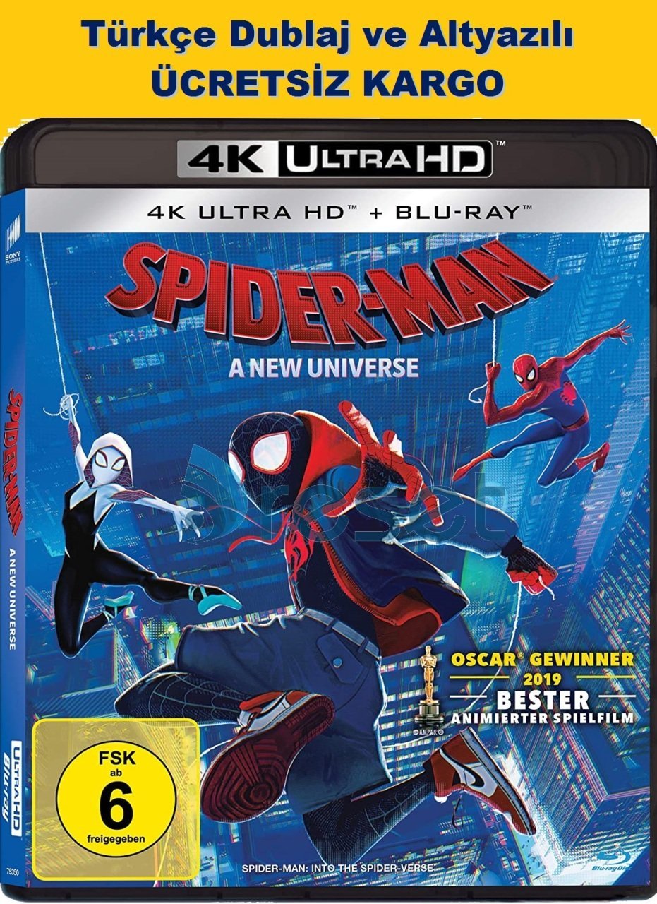 Spider-Man Into the Spider Verse - Örümcek Adam Örümcek Evreninde  4K Ultra HD+Blu-Ray 2 Disk