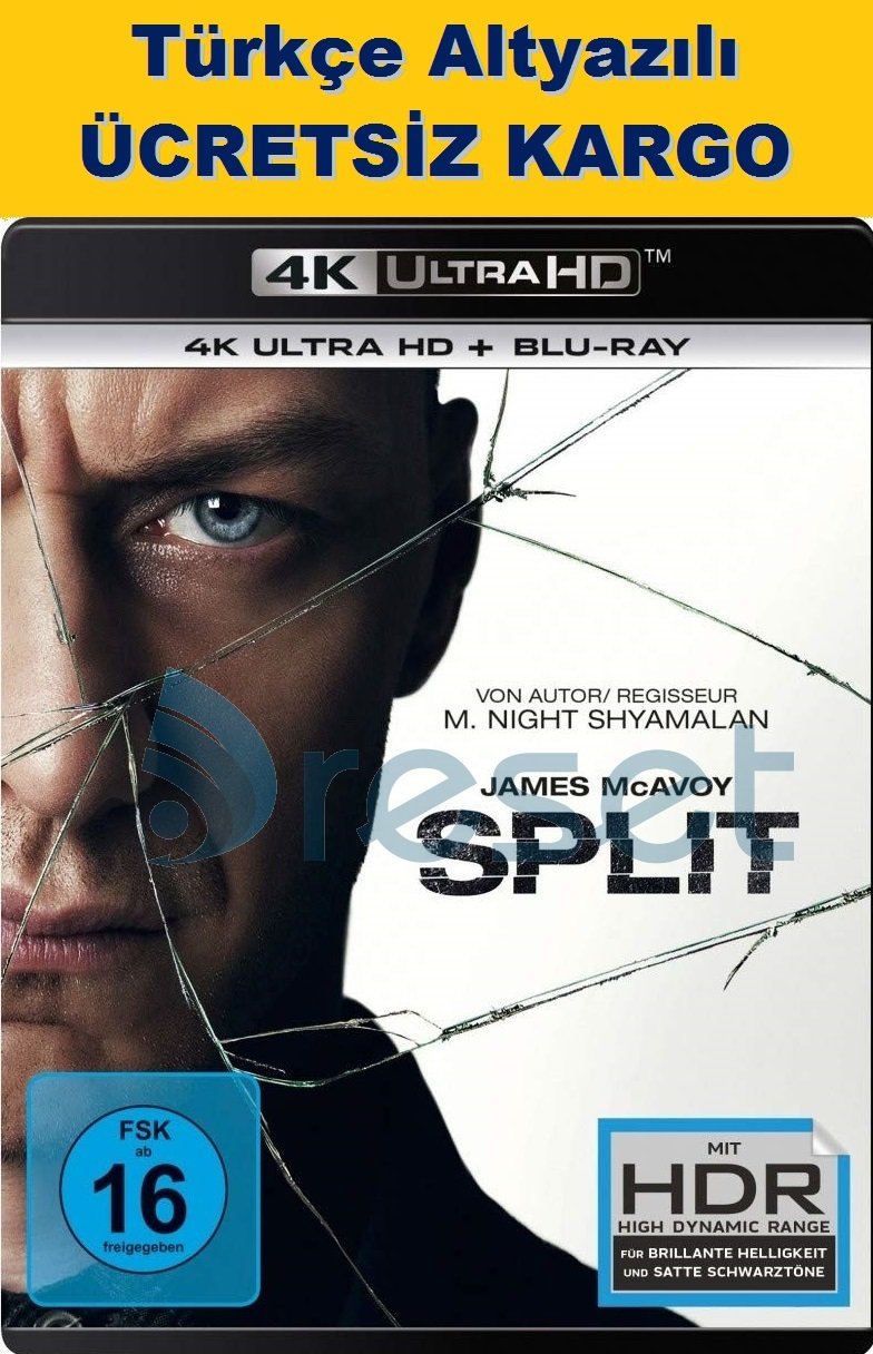 Split - Parçalanmış 4K Ultra HD+Blu-Ray 2 Disk