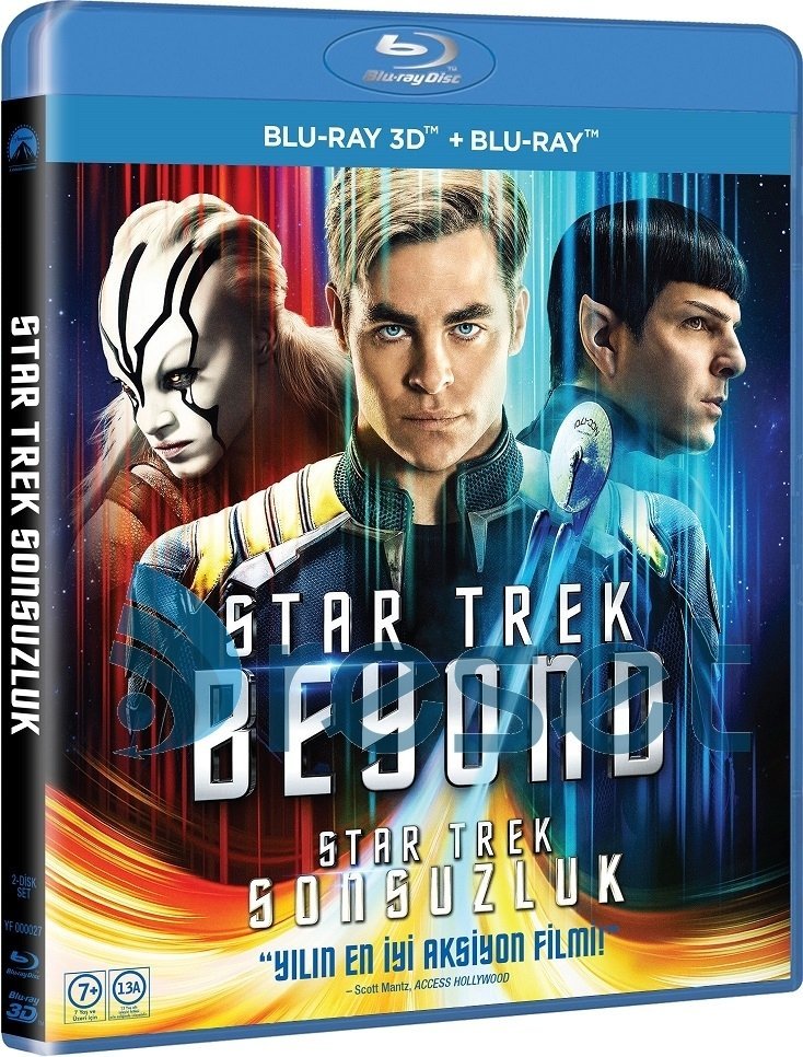 Star Trek Beyond - Star Trek Sonsuzluk 3D+2D Blu-Ray 2 Disk