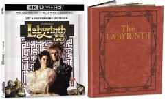 Labyrinth 4K Ultra HD+Blu-Ray 2 Disk Digibook Şeffaf Plastik Kılıf