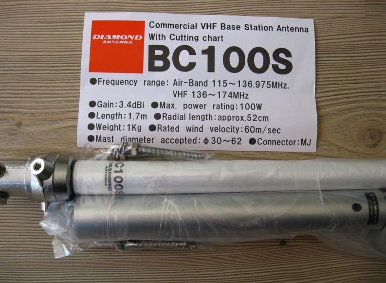 Diamond BC-100S VHF Sabit Anten