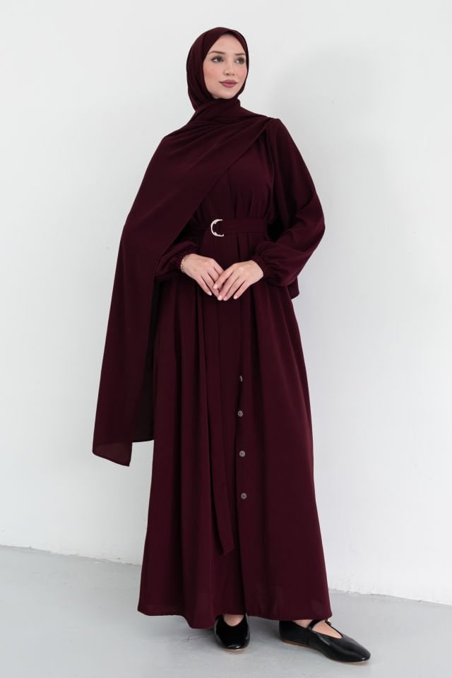 Şal Detaylı Ferace