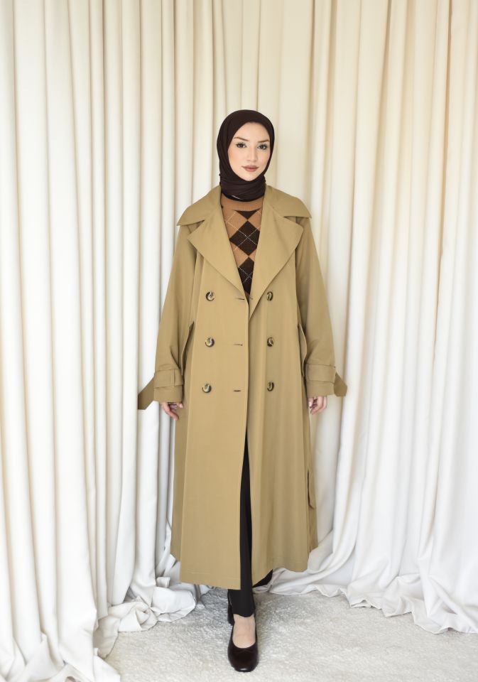 Oversize Trenc - Camel