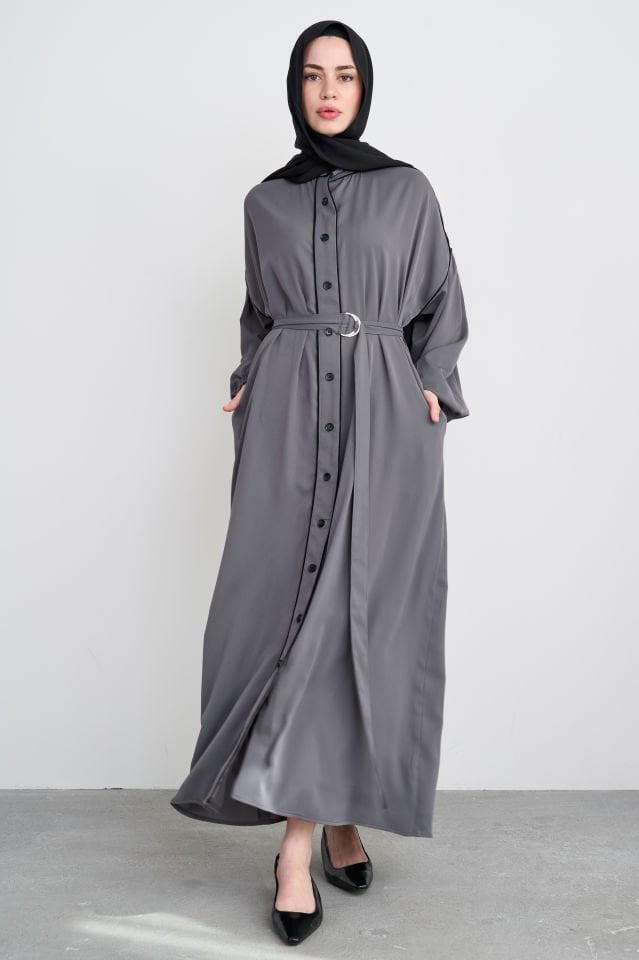 Oversize Biyeli Ferace Kap Tam Yazlık
