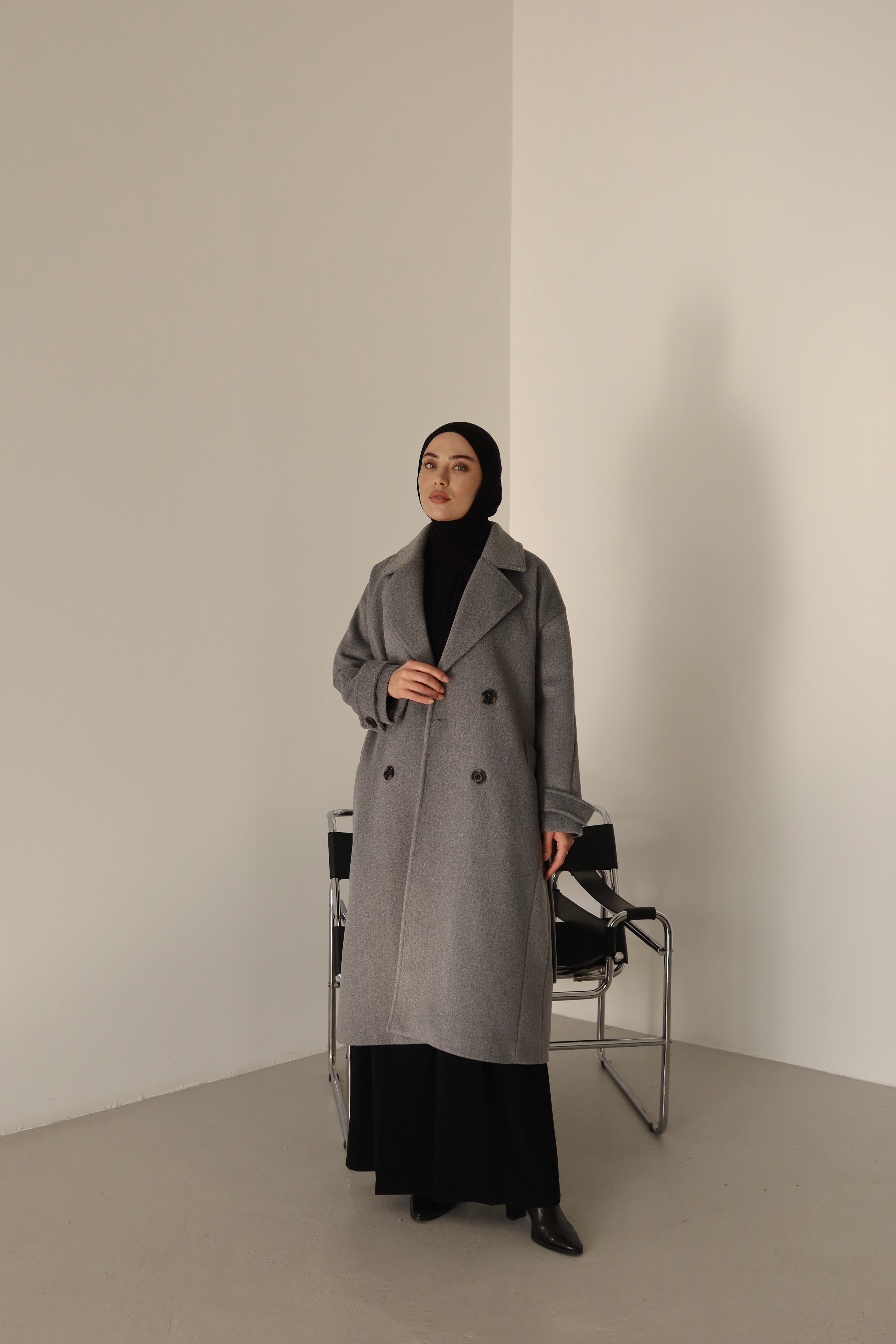 Oversize Kaban - Gri