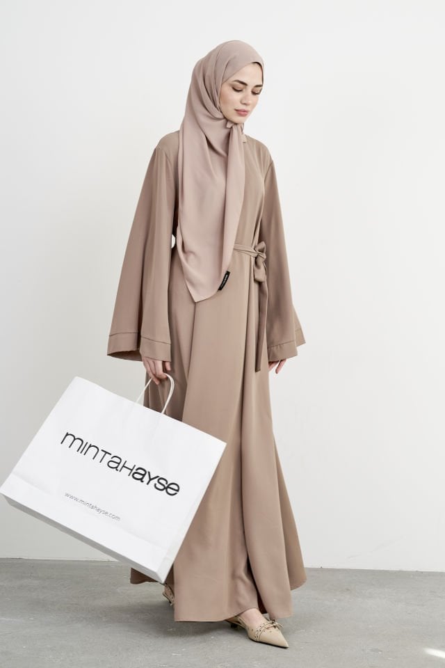 Hijab Kuşaklı Salaş Elbise