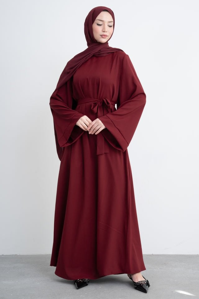 Hijab Kuşaklı Salaş Elbise