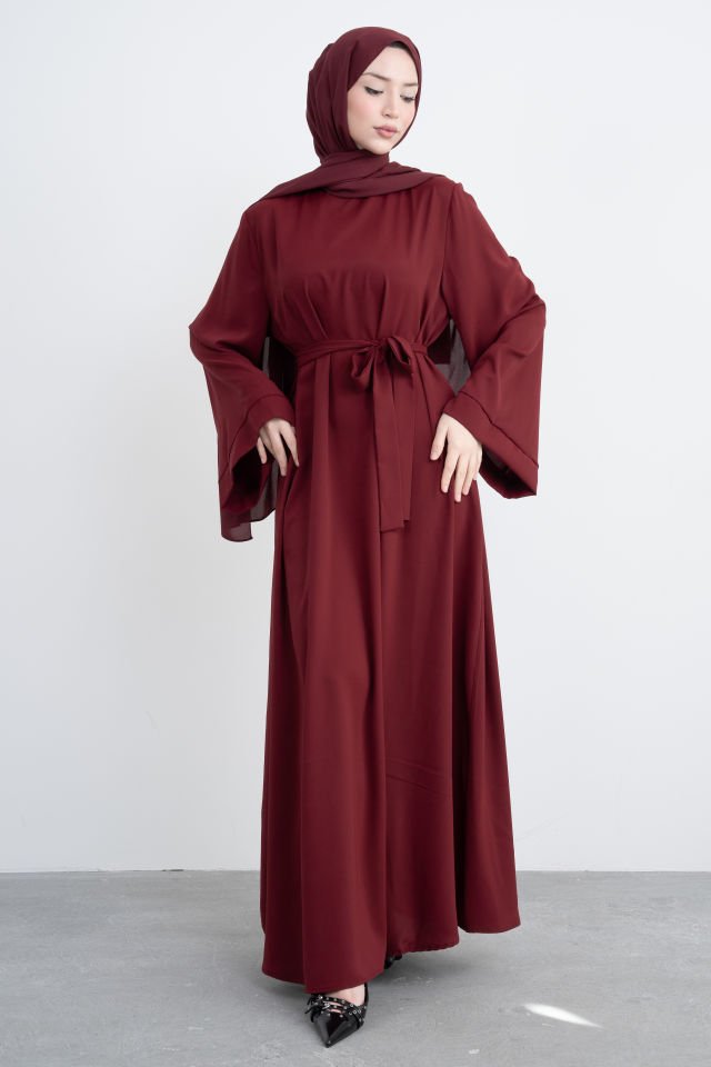 Hijab Kuşaklı Salaş Elbise