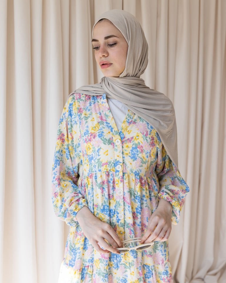 Çiçek Harmanı Elbise