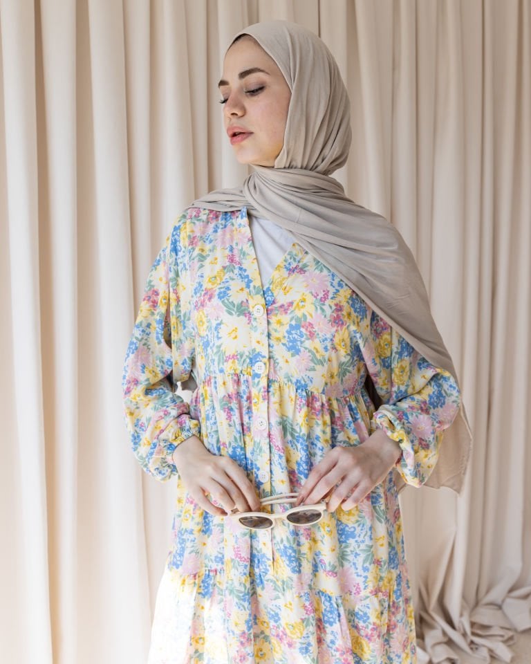 Çiçek Harmanı Elbise