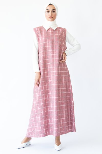 KOYU PEMBE KARELİ JİLE
