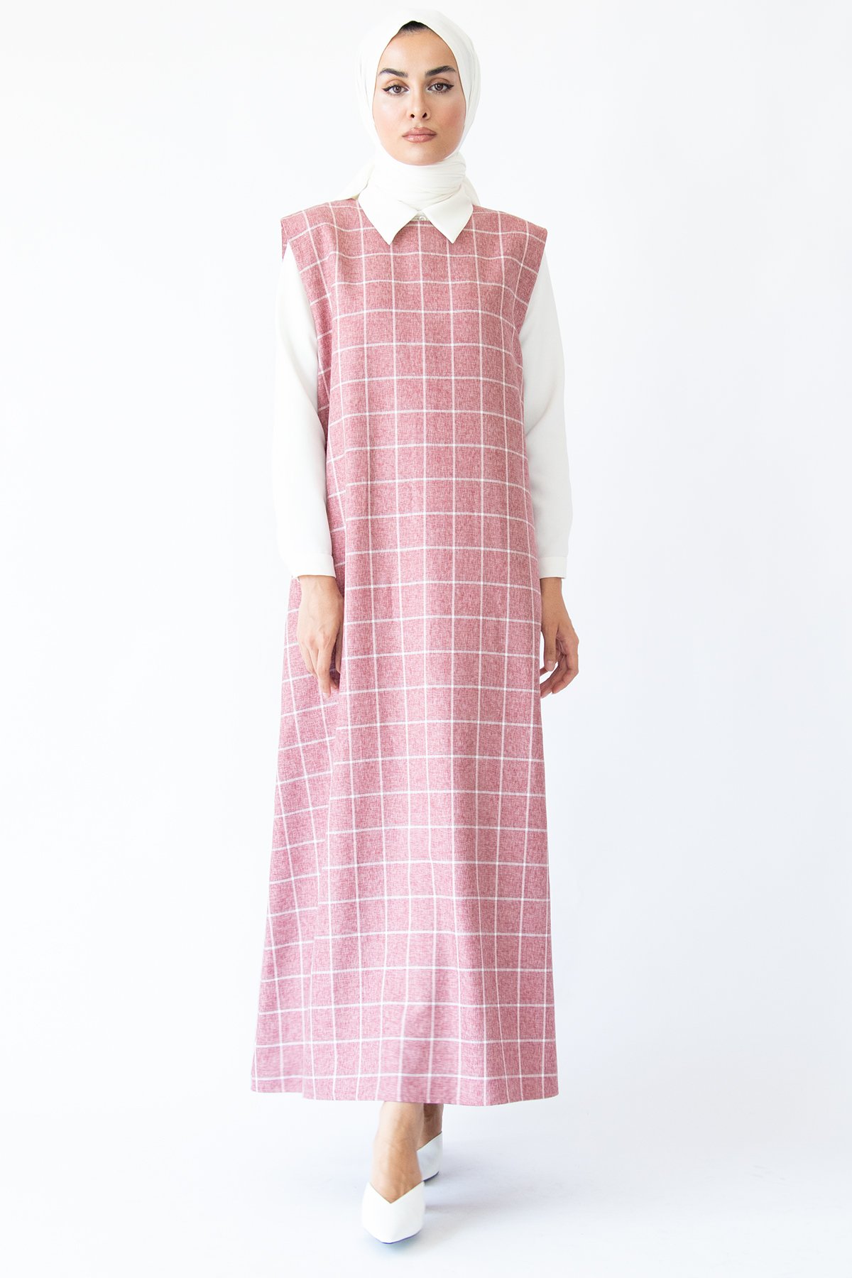 KOYU PEMBE KARELİ JİLE