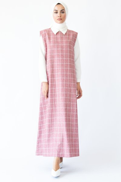 KOYU PEMBE KARELİ JİLE