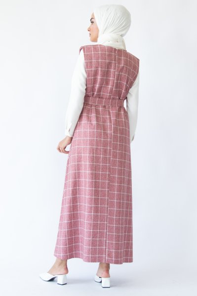 KOYU PEMBE KARELİ JİLE