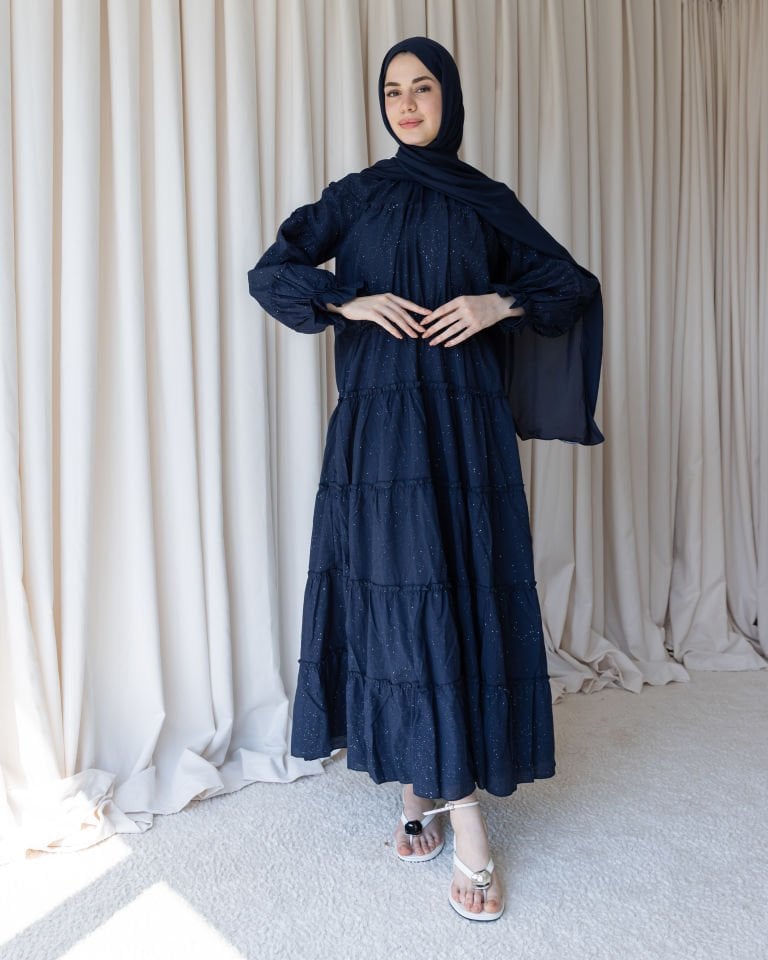 Lora Elbise - Lacivert