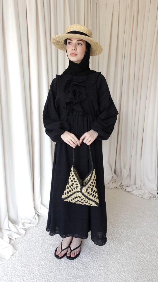 Feryal Elbise - Siyah