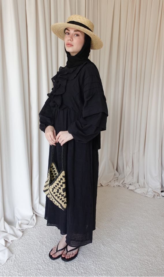 Feryal Elbise - Siyah