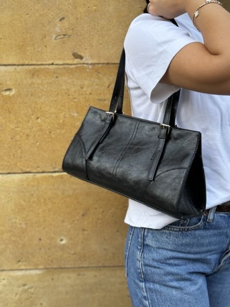 Paris Siyah Baget Çanta
