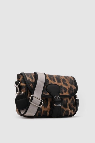 Leopar Desen Çapraz Çanta