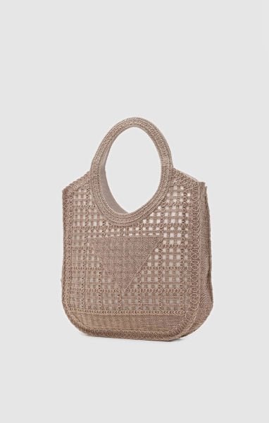 Santorini Vizon Handmade Makrome Tote Çanta