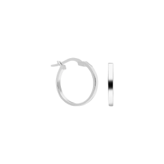 Halka Gümüş Küpe 718872 Silver