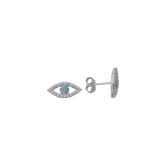 Mini Göz Küpe 718873 Silver