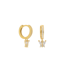Mini Kelebek Küpe 718874 Gold