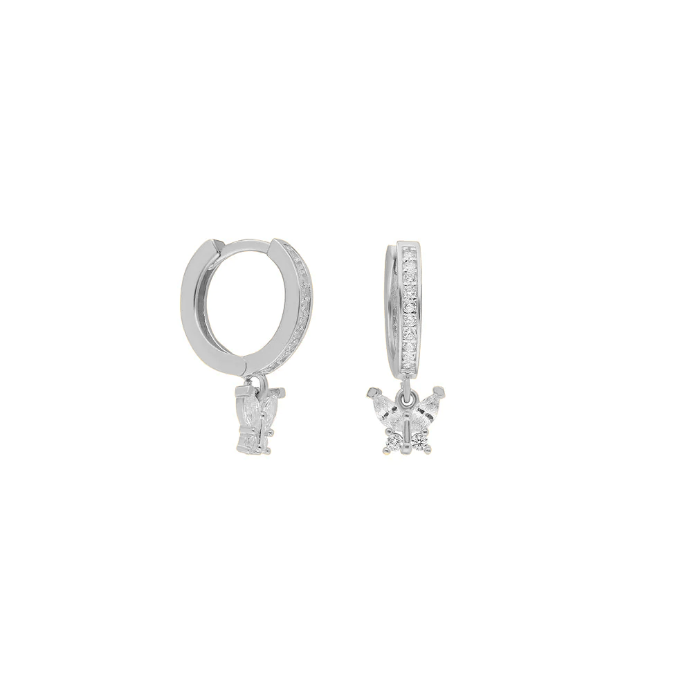 Mini Kelebek Küpe 718874 Silver