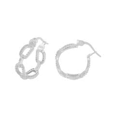 Emilia Halka Küpe 719874 Silver
