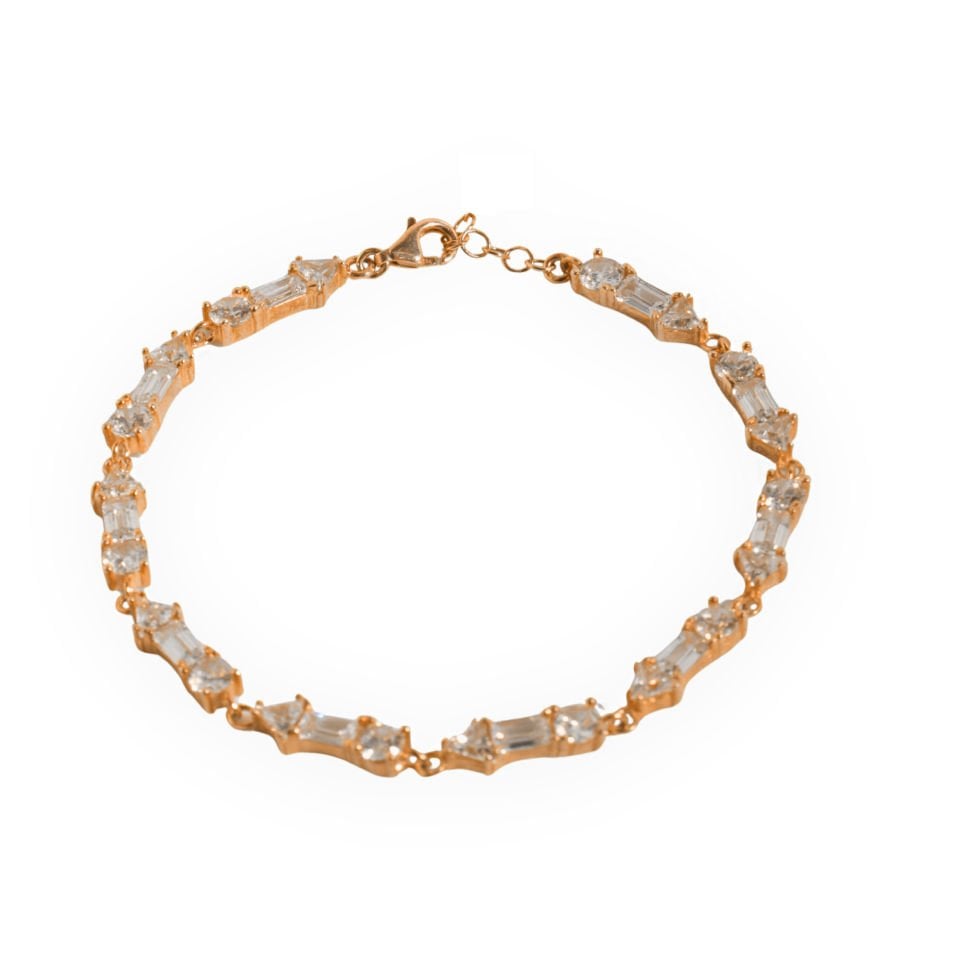 Zirkon Taşlı Bileklik 718553 Rose