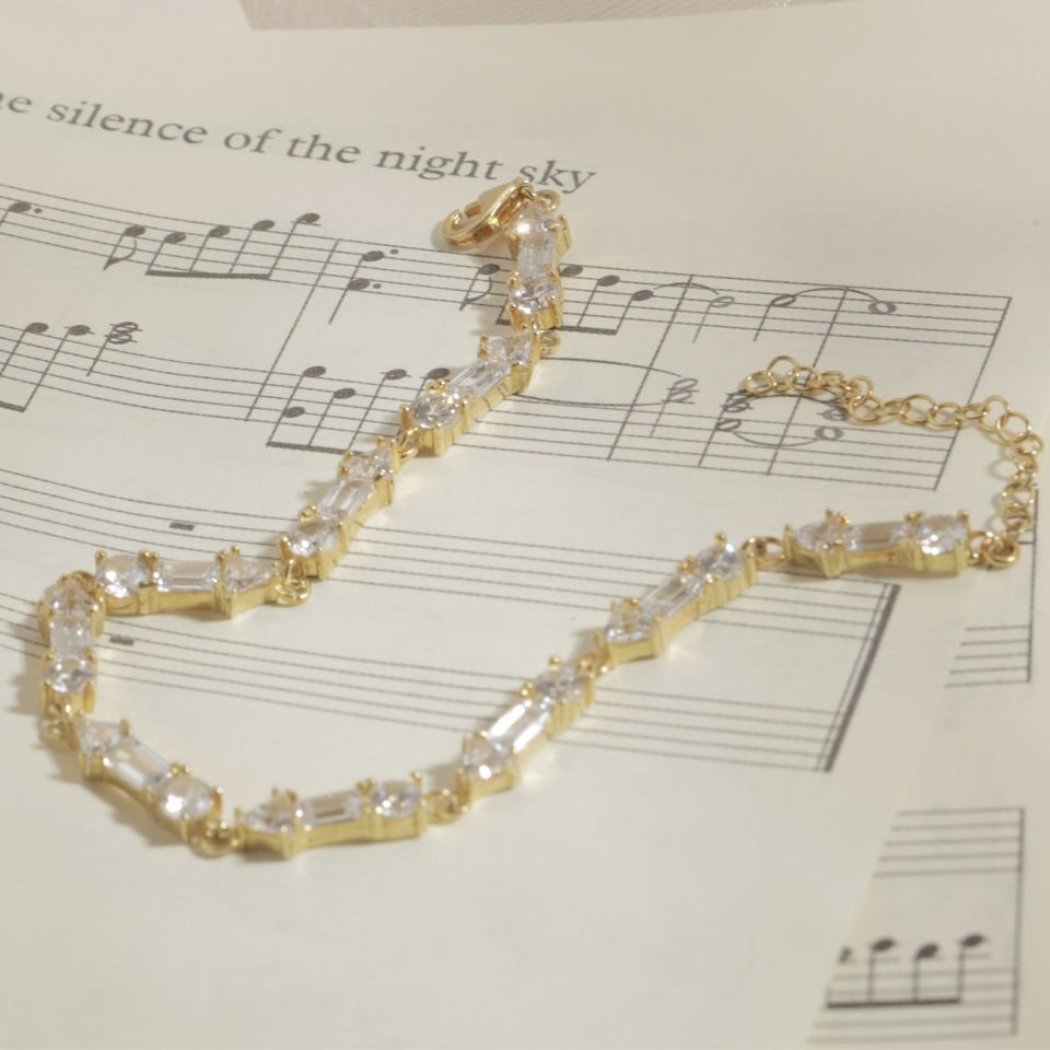 Zirkon Taşlı Bileklik 718553 Gold