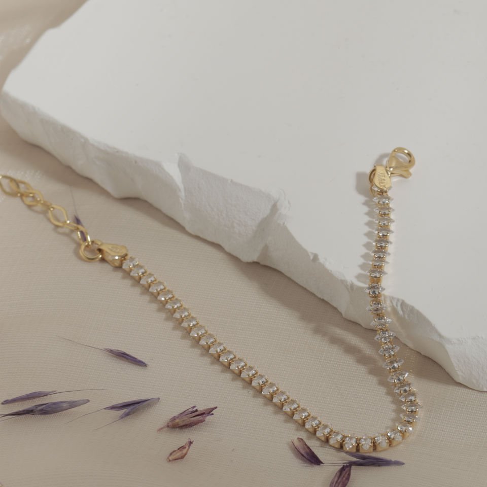 Zirkon Taşlı Bileklik 718554 Silver