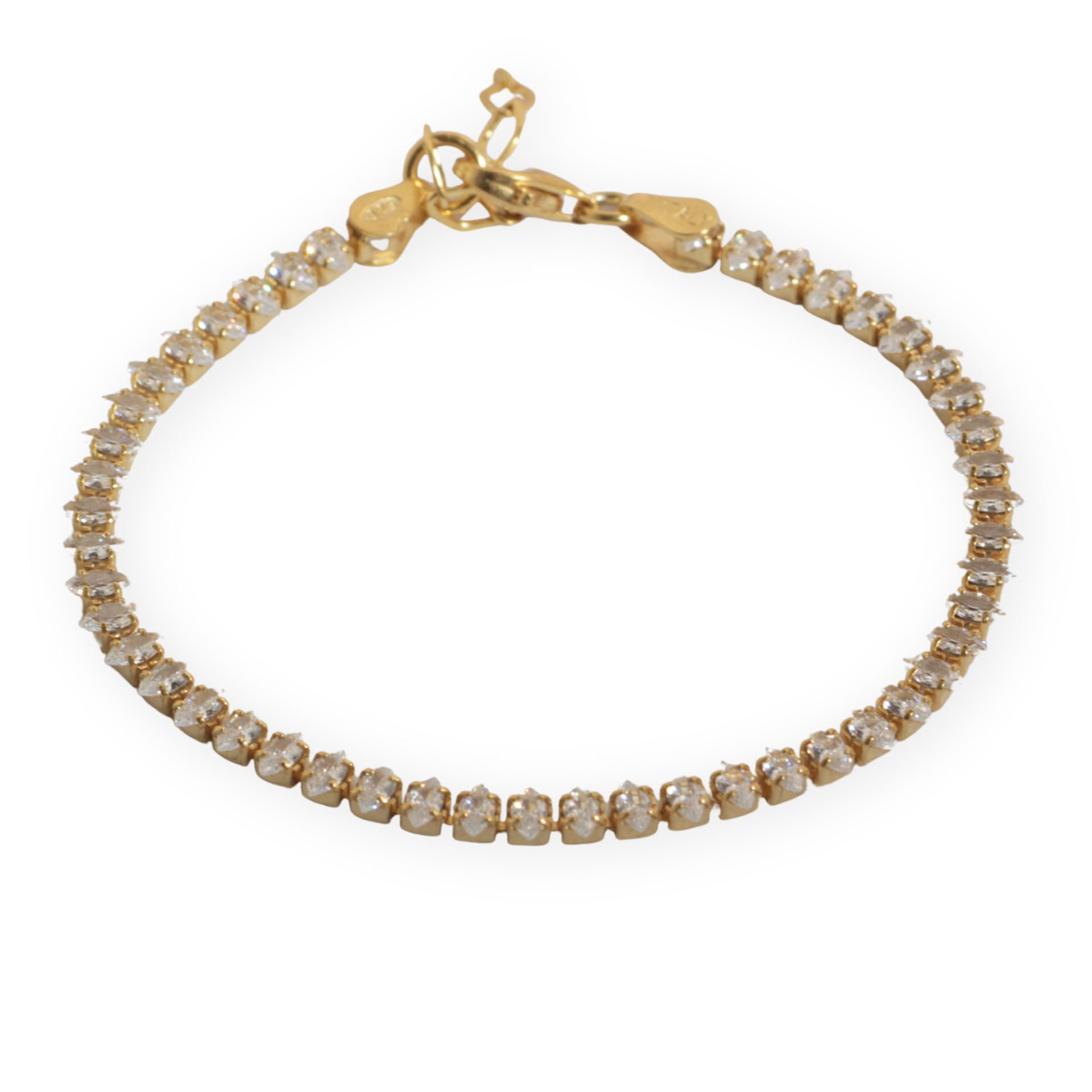 Zirkon Taşlı Bileklik 718554 Gold