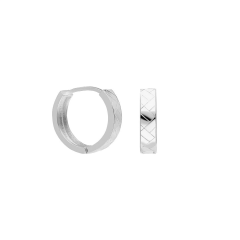 Ekose Halka Küpe 718887 Silver