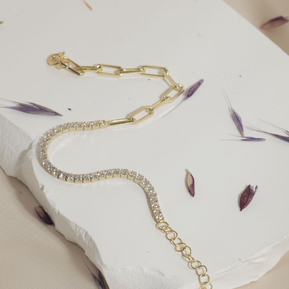 Suyolu Switch Bileklik 718548 Gold