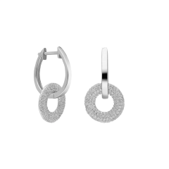 Taşlı Daire Küpe 718897 Silver